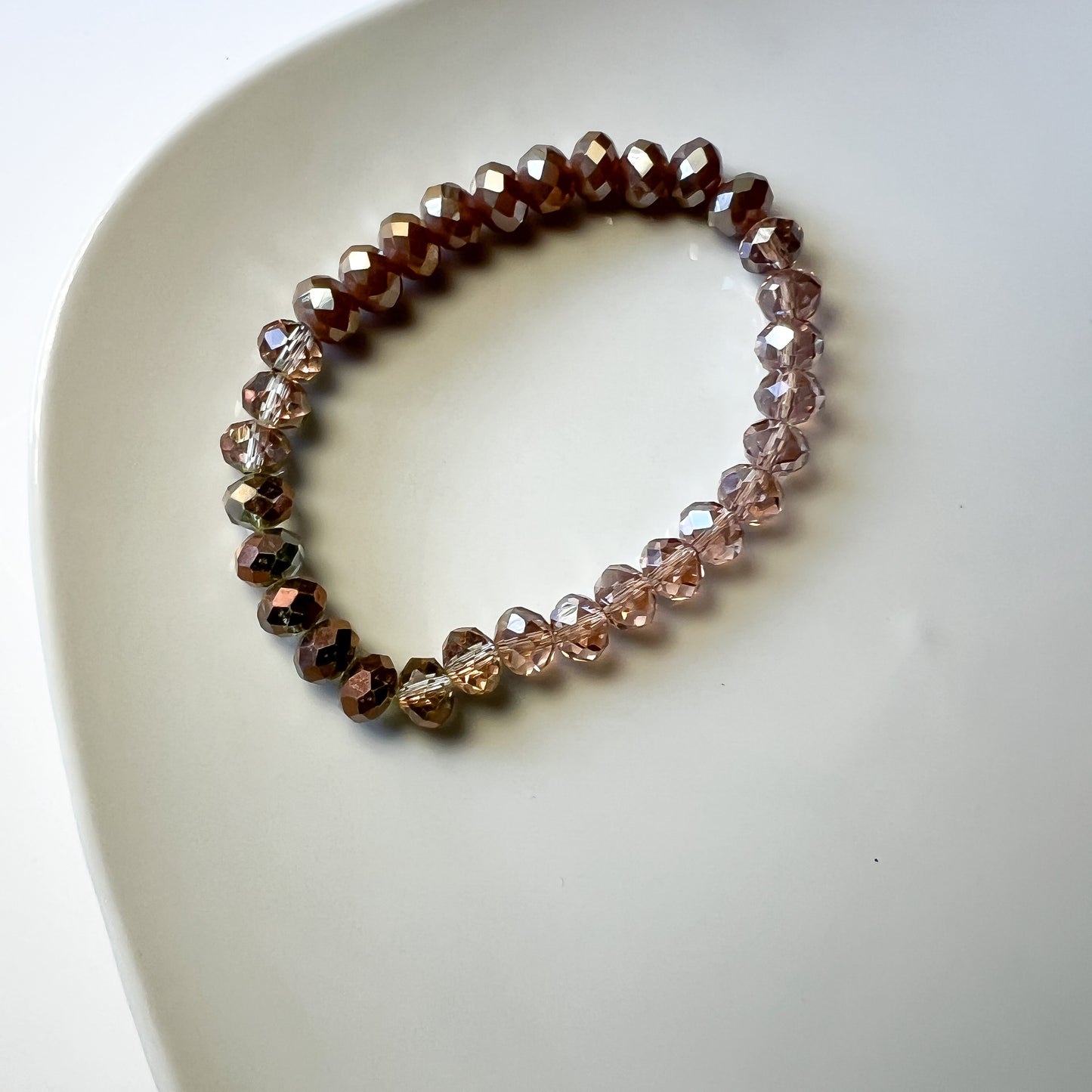 Stackable Bracelet - Mauve Multi Stone